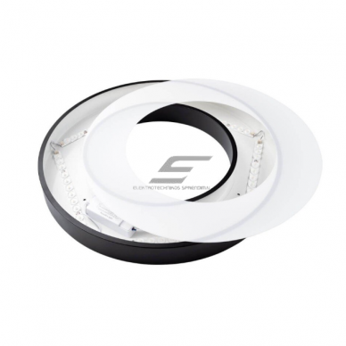 LED laevalgusti | 36W | 3000K | 2700lm | 500 x 80 mm | Pinnapealne | Must | IP20 | Optonica PD36-A2  2
