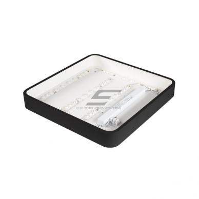 Oprawa sufitowa LED | Kwadratowa | 30W | 4500K | 2250lm | 380 x 380 mm | Natynkowa | Czarna | IP20 | Optonica PD30-A2 1 Oprawa sufitowa LED | Kwadratowa | 30W | 4500K | 2250lm | 380 x 380 mm | Natynkowa | Czarna | IP20 | Optonica PD30-A2 1