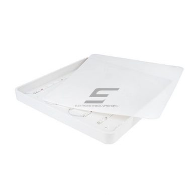 LED griestu gaismeklis | kvadrātveida | 64W | 3000K | 4800lm | 600 x 600 mm | virsapmetuma | balts | IP20 | Optonica PD64-A2  2