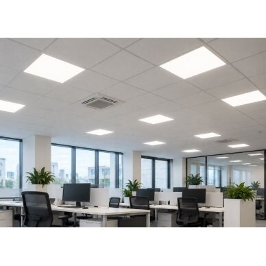 LED-paneel | paigaldamiseks Armstrong ripplakke | 28W | 230V | 4000K | 4200lm | 595x595mm | IP20 1 LED-paneel | paigaldamiseks Armstrong ripplakke | 28W | 230V | 4000K | 4200lm | 595x595mm | IP20 1