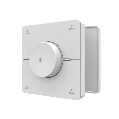 Wireless LED lighting dimmer controller | dimmer | brightness and color temperature control | CCT | 86x86mm | 4 zones | 2.4 GHz | white Wireless LED lighting dimmer controller | dimmer | brightness and color temperature control | CCT | 86x86mm | 4 zones | 2.4 GHz | white