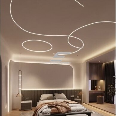 Sissekeevitatud paindlik profiil LED ribadele | krohvitav (krohvi alla) | alumiinium | 3m 4 Sissekeevitatud paindlik profiil LED ribadele | krohvitav (krohvi alla) | alumiinium | 3m 4