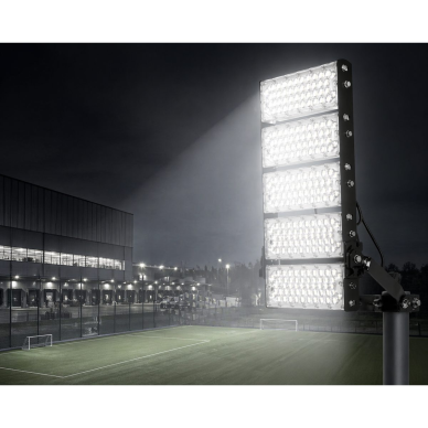 LED prožektors | 720W | 108000 lm | 3000K | 369x132x342 mm | IP66 | alumīnija korpuss | āra un industriālajam apgaismojumam 1 LED prožektors | 720W | 108000 lm | 3000K | 369x132x342 mm | IP66 | alumīnija korpuss | āra un industriālajam apgaismojumam 1