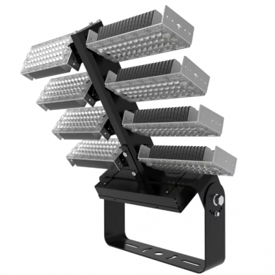 LED floodlight | modular adjustable | 1200W | 180000lm | 3000K | 694x268x987mm | IP66 | aluminum housing | for professional stadium and industrial lighting 1 LED floodlight | modular adjustable | 1200W | 180000lm | 3000K | 694x268x987mm | IP66 | aluminum housing | for professional stadium and industrial lighting 1