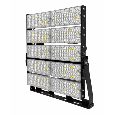 Светодиодный прожектор | 1200W | 180000lm | 3000K | 667x133x597mm | IP66 | алюминиевый корпус | для профессионального наружного освещения