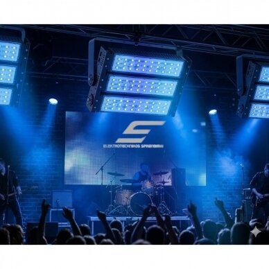 LED RGB prožektors | 150W | 6850lm | IP65 | AC100–277V | tālvadības pults | 60°/90° | āra un iekštelpu dekoratīvajam apgaismojumam 3