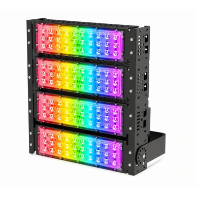 Naświetlacz LED RGB | 200W | 5480lm | IP65 | AC100–277V | zdalne sterowanie | 60°/90° | do dekoracyjnego oświetlenia zewnętrznego i wewnętrznego Naświetlacz LED RGB | 200W | 5480lm | IP65 | AC100–277V | zdalne sterowanie | 60°/90° | do dekoracyjnego oświetlenia zewnętrznego i wewnętrznego