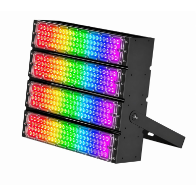Светодиодный RGB прожектор | 1000W | управление DMX | 384x3W | IP65 | AC 100–277V | 20°–90° | диммируемый | для уличного, фасадного и архитектурного освещения Светодиодный RGB прожектор | 1000W | управление DMX | 384x3W | IP65 | AC 100–277V | 20°–90° | диммируемый | для уличного, фасадного и архитектурного освещения