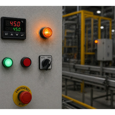 LED signaal-indikaatorlamp | nupu tüüpi korpusega | oranž | 22mm | AC230V | IP67 | elektrijaotuskilpide, automaatikas ja seadmete indikatsiooniks 1 LED signaal-indikaatorlamp | nupu tüüpi korpusega | oranž | 22mm | AC230V | IP67 | elektrijaotuskilpide, automaatikas ja seadmete indikatsiooniks 1