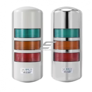 Wall-mounted LED warning beacon | with audible alarm signal | flashing / steady mode | DC24V | 3W | IP54 | for CNC machines | for industrial equipment 1 Wall-mounted LED warning beacon | with audible alarm signal | flashing / steady mode | DC24V | 3W | IP54 | for CNC machines | for industrial equipment 1