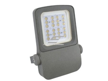 LED lauko teritorijos prožektorius | 60W | 230V | 3000K | 8400lm | IP65 | pilkas | Luxmena | C66-LFC-060DG-3K-9090 | 5900280966902