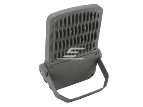 LED lauko teritorijos prožektorius | 60W | 230V | 3000K | 8400lm | IP65 | pilkas | Luxmena | C66-LFC-060DG-3K-9090 | 5900280966902 1