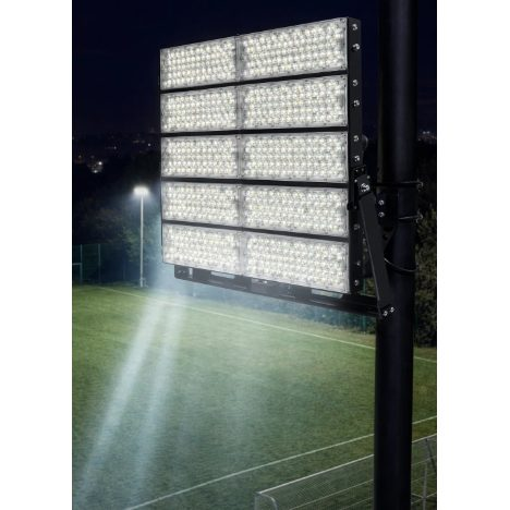 Светодиодный прожектор | 1200W | 180000lm | 4000K | 667x133x597mm | IP66 | алюминиевый корпус | для профессионального наружного освещения 1 Светодиодный прожектор | 1200W | 180000lm | 4000K | 667x133x597mm | IP66 | алюминиевый корпус | для профессионального наружного освещения 1