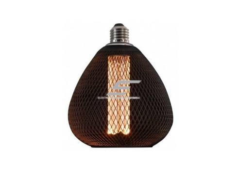 Dekoratyvinė LED lemputė E27 | su ažūriniu juodu gaubtu | 2.5W | 1800K | 188 lm | 300° | 148 x 175 mm | IP20 | Optonica SP3-B1 Dekoratyvinė LED lemputė E27 | su ažūriniu juodu gaubtu | 2.5W | 1800K | 188 lm | 300° | 148 x 175 mm | IP20 | Optonica SP3-B1