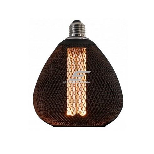 Dekoratiivne LED-lamp E27 | ažuurse musta varjuga | 2,5 W | 1800K | 188 lm | 300° | 148 × 175 mm | IP20 | Optonica SP3-B1