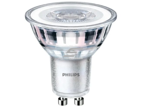 Kryptinė LED lemputė | stiklinė GU10 | 4,6W | 4000K | 390lm | 230V | Philips