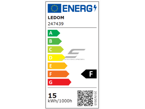 LED lemputė E27 | 15W | 4000K | 1515lm | A65 | LEDOM | 5901583247439 2 LED lemputė E27 | 15W | 4000K | 1515lm | A65 | LEDOM | 5901583247439 2