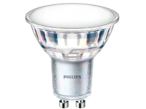 Kryptinė LED lemputė | stiklinė GU10 | 4,9W | 230V | 550lm | 4000K | Philips