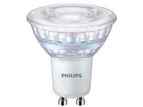 Kryptinė LED lemputė | stiklinė GU10 | 6,2W | 4000K | 680lm | 230V | Philips