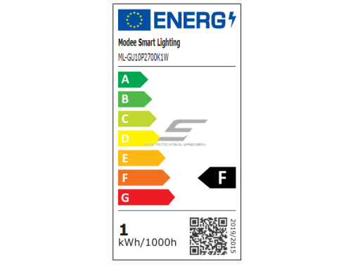 Kryptinė LED lemputė GU10 | 1W | 27000K | 90lm | 230V 1 Kryptinė LED lemputė GU10 | 1W | 27000K | 90lm | 230V 1