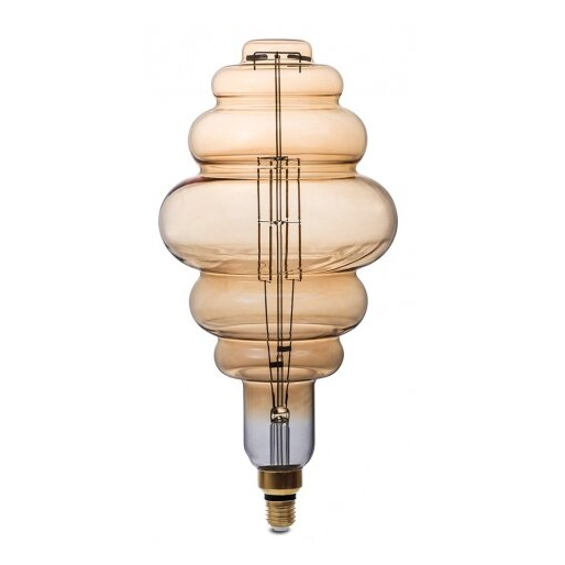 LED lampa E27 | Optonica SP8-A1 | 8 W | 1800 K | 810 lm | 300° | ar regulējamu spilgtumu | 200 × 410 mm | zelta | IP20
