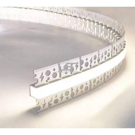 Sissekeevitatud paindlik profiil LED ribadele | krohvitav (krohvi alla) | alumiinium | 3m 1 Sissekeevitatud paindlik profiil LED ribadele | krohvitav (krohvi alla) | alumiinium | 3m 1