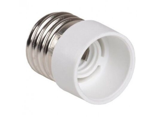 Perėjimas | adapteris | lizdas lemputei iš E27 į E14 | baltas | EPR12-01-01-K01 | 4606056362237 Perėjimas | adapteris | lizdas lemputei iš E27 į E14 | baltas | EPR12-01-01-K01 | 4606056362237