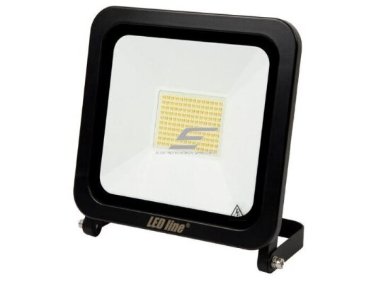 LED lauko teritorijos prožektorius | 100W | 230V | 6000K | 80lm/W | IP65 | juodas | LED line | PHOTON | 5907777476982