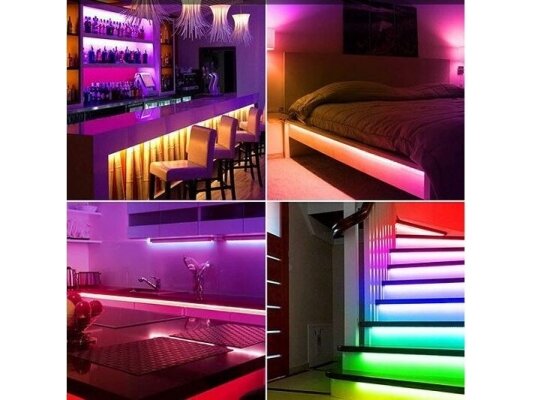 LED juostos komplektas su Wi-Fi valdikliu ir maitinimo šaltiniu | 24W | 5VDC | RGB | 10m | Smart Life | TUYA | Gosund | SL3 | 6972391282324 1 LED juostos komplektas su Wi-Fi valdikliu ir maitinimo šaltiniu | 24W | 5VDC | RGB | 10m | Smart Life | TUYA | Gosund | SL3 | 6972391282324 1
