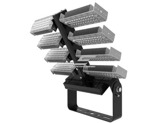 LED prožektorius | modulinis reguliuojamas | 720W | 108000lm | 4000K | 694x268x723mm | IP66 | aliuminis korpusas | profesionaliam stadionų ir pramonės apšvietimui  1