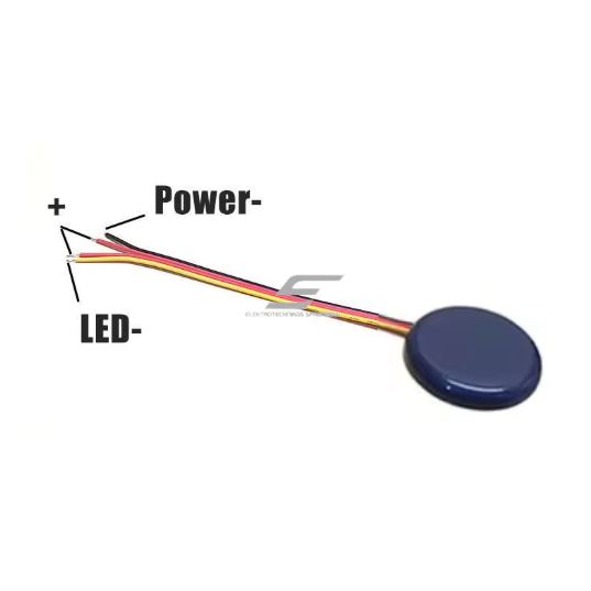 LED riba mikrolaine radari liikumisandur | 3,7-24VDC | 5A | 5,8GHz | must