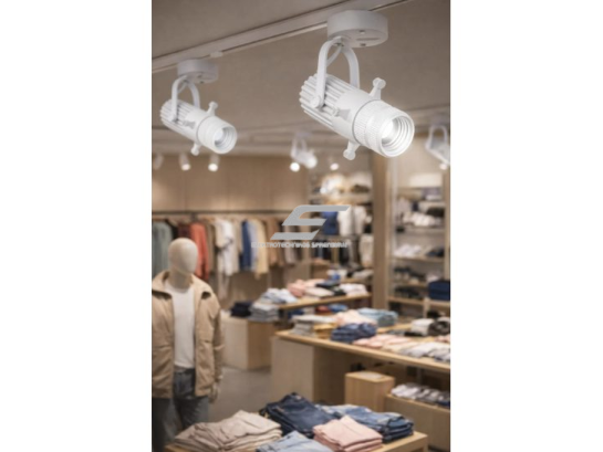 LED kryptinis lubinis šviestuvas | COB | 12 W | 240 lm | reguliuojamas kampas | dimeriuojamas | 3500 K | baltas | IP44 | aliuminis 2