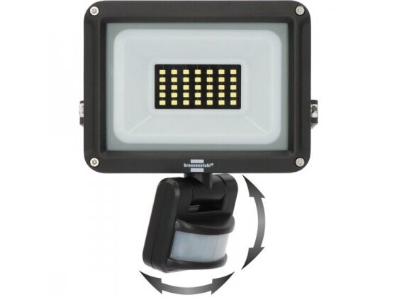 LED lauko teritorijos prožektorius su judesio jutikliu | 20W | 230V | 6500K | 2300lm | IP65 | juodas | Brennenstuhl | JARO 3060 P | 1171250242 1