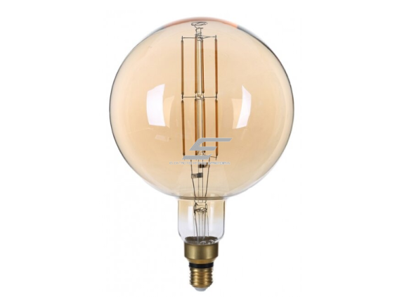 LED lemputė E27 | Optonica SP8-A2 | 8W | 1800K | 810 lm | 300° | dimeriuojama | 200 x 300 mm | auksinė | IP20