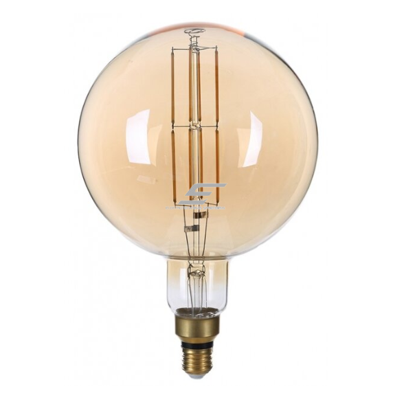 Светодиодная лампа E27 | Optonica SP8-A2 | 8 Вт | 1800K | 810 лм | 300° | диммируемая | 200 × 300 мм | золотая | IP20