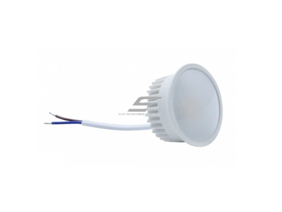 LED lemputė Optonica SP5-B1 | disko formos | 5 W | CCT 3000K / 4000K / 6000K | 400 lm | 110° | 50 × 28 mm | balta matinė | IP20