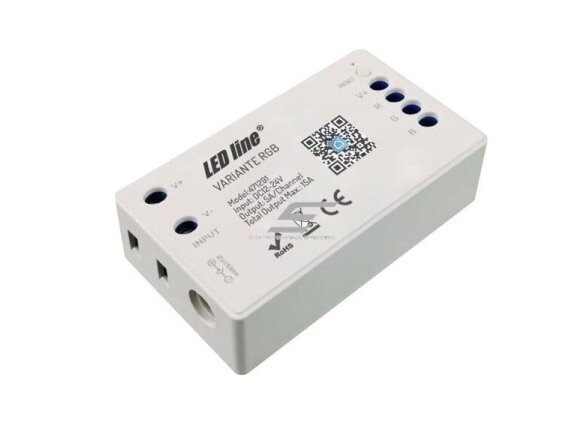 LED valdiklis | 12-24V | 3x5A | RGB | Wi-Fi | TUYA | VARIANTE +RF | LED line