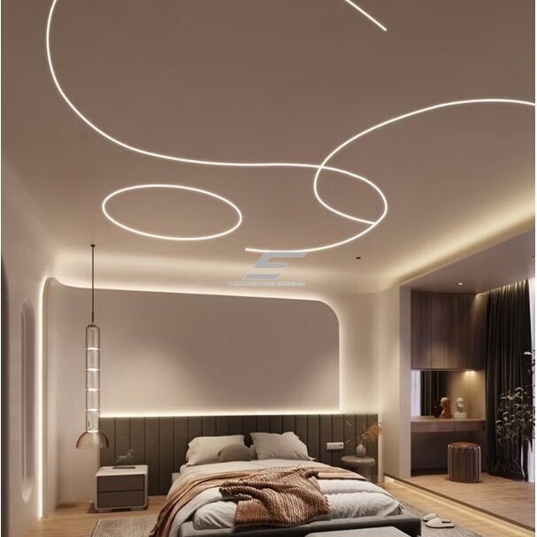 Sissekeevitatud paindlik profiil LED ribadele | krohvitav (krohvi alla) | alumiinium | 3m 4 Sissekeevitatud paindlik profiil LED ribadele | krohvitav (krohvi alla) | alumiinium | 3m 4