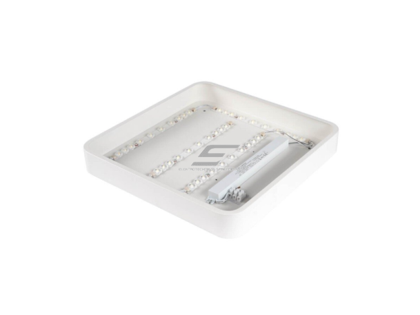 LED lubų šviestuvas | kvadratinis | 30W | 4500K | 2250lm | 380 x 380 mm | virštinkinis | baltas | IP20 | Optonica PD30-A2 1