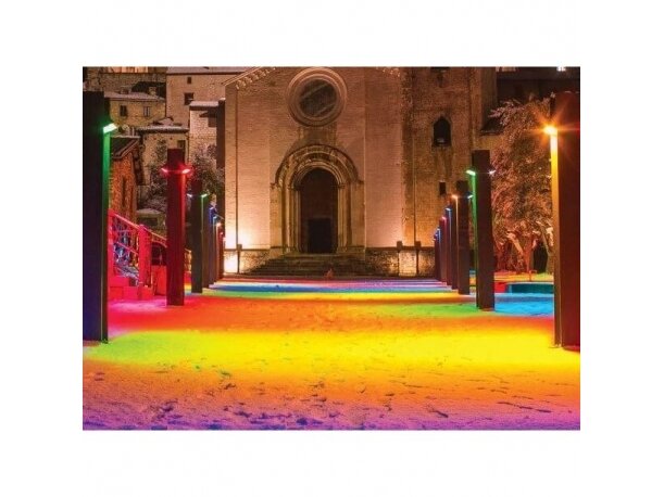 RGB LED lauko teritorijos prožektorius | 50W | 230V | IP65 | juodas | Bluetooth | TUYA | LED line | PHOTON | 5907777470492 2