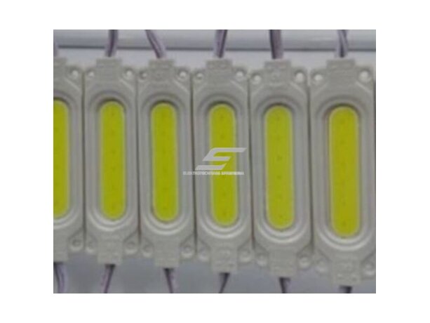 LED modulis | 2W | 12V | 6000-6500K | 100-110lm/W | 70x20mm | IP65