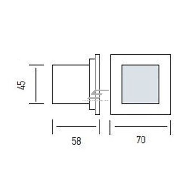 LED ennetav süvistatav valgusti | 0,9W | 230V | sinine valgus | 46lm | 70x70x58mm | narkootiliste ainete tarvitamise ennetamiseks | IP54 | Horoz | HL951L BLUE | 8699303411563 1 LED ennetav süvistatav valgusti | 0,9W | 230V | sinine valgus | 46lm | 70x70x58mm | narkootiliste ainete tarvitamise ennetamiseks | IP54 | Horoz | HL951L BLUE | 8699303411563 1