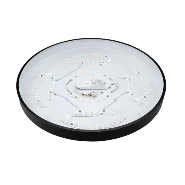 LED griestu gaismeklis | 54W | 3000K | 4050 lm | 600 x 80 mm | Virsapmetuma | Melns | IP20 | Optonica PD54-A2 1