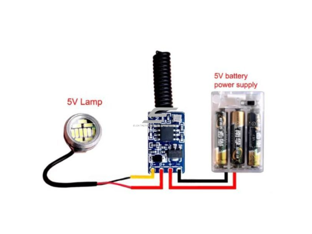 Belaidis LED ir įrangos nuotolinio valdymo jungiklis | 3,5-20V | 433MHz | baltas 3 Belaidis LED ir įrangos nuotolinio valdymo jungiklis | 3,5-20V | 433MHz | baltas 3