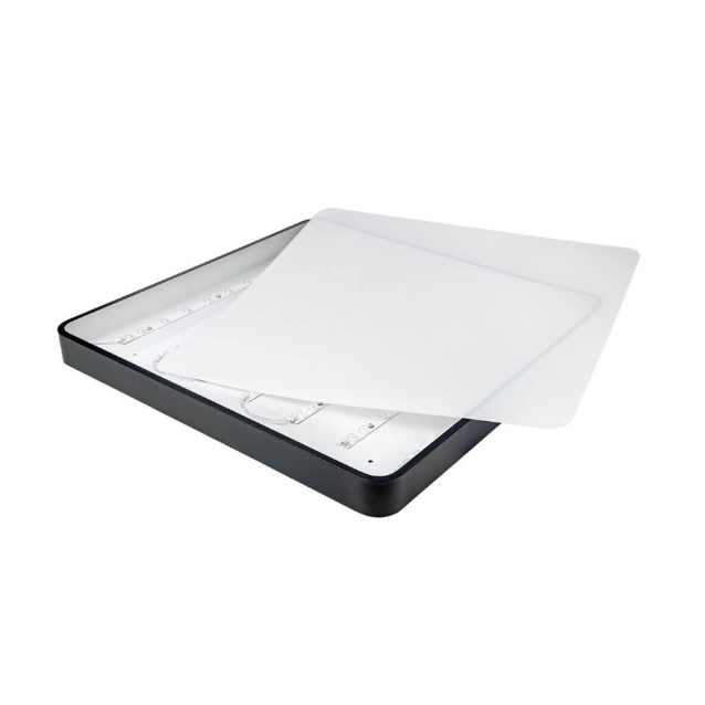 LED griestu gaismeklis | kvadrātveida | 64W | 3000K | 4800lm | 600 x 600 mm | virsapmetuma (virszemes montāža) | melns | IP20 | Optonica PD64-A2 2 LED griestu gaismeklis | kvadrātveida | 64W | 3000K | 4800lm | 600 x 600 mm | virsapmetuma (virszemes montāža) | melns | IP20 | Optonica PD64-A2 2