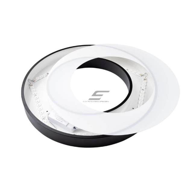 LED Ceiling Light | 36W | 4500K | 2700lm | 500 x 80 mm | Surface-mounted | Black | IP20 | Optonica PD36-A2 2 LED Ceiling Light | 36W | 4500K | 2700lm | 500 x 80 mm | Surface-mounted | Black | IP20 | Optonica PD36-A2 2
