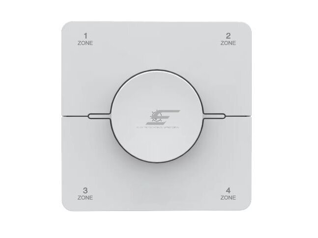 Belaidis LED apšvietimo pritemdymo valdiklis | dimeris | ryškumo ir spalvinės temperatūros valdymas | CCT | 86x86mm | 4 zonos | 2,4GHz | baltas 1