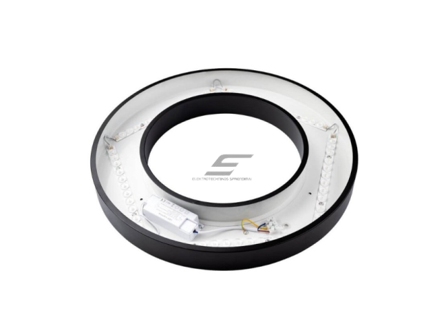 LED lubų šviestuvas | 36W | 4500K | 2700lm | 500 x 80 mm | virštinkinis | juodas | IP20 | Optonica PD36-A2 1