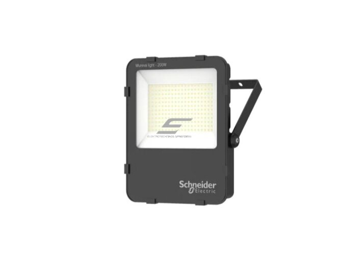 Led lauko teritorijos prožektorius  200W 230v 6500K IP65 Mureva FL Schneider Electric 1