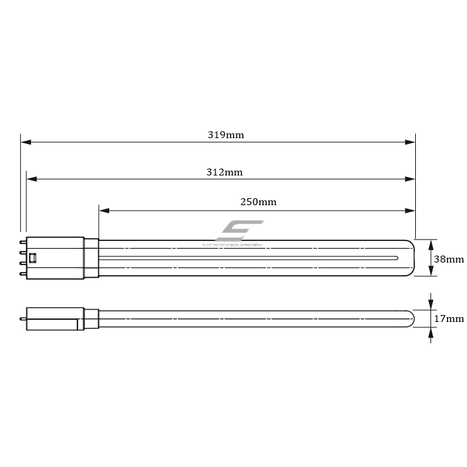LED lamp | 2G11 | 12W | 230V | 1440lm | 3000K | equivalent (fluorescent compact lamp 24W) | Philips 1